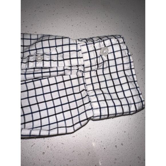 J.Crew Men’s Classic Stretch Button Down Blue White XL Casual Work preppy - Picture 6 of 6